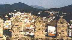A vila de Castelo de Vide vista das muralhas do castelo