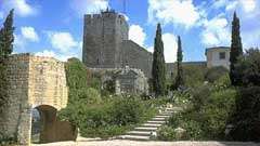 Vista da entrada do castelo