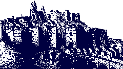 Silhueta do castelo de Silves